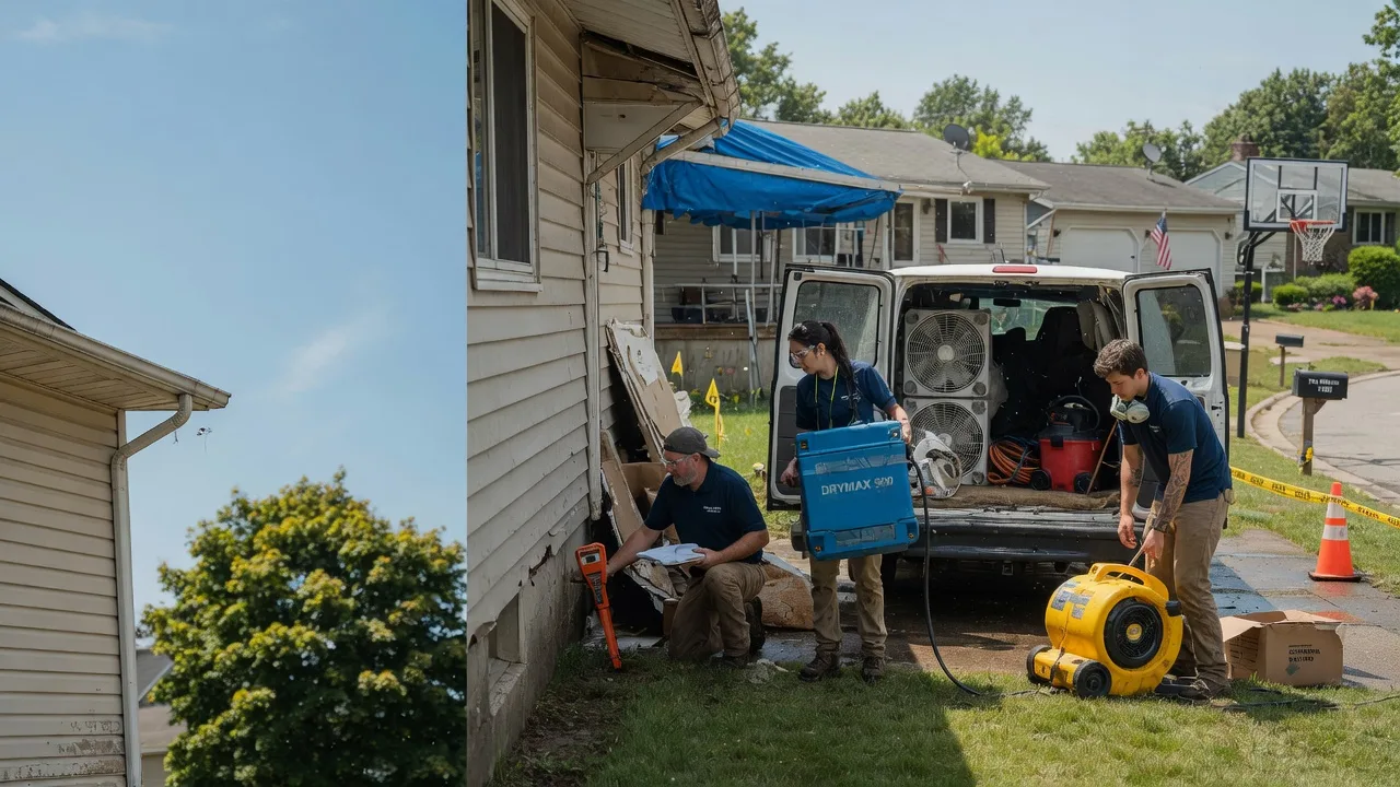 Ceiling Leak Cleanup in Watertown, CT near me